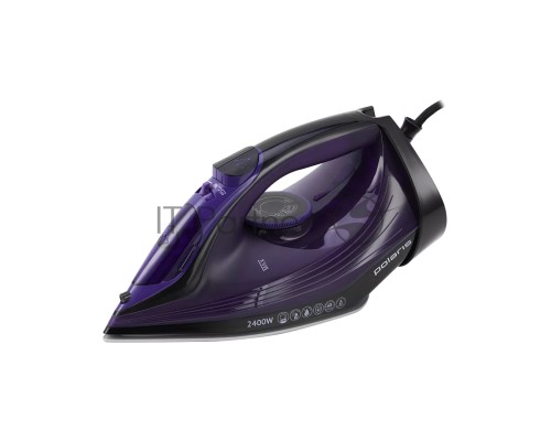 Утюг Polaris PIR-2487AК черный/фиолетовый
