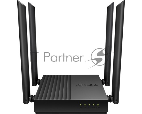 Роутер TP-Link Archer A64 AC1300 Wi-Fi роутер с MU-MIMO. RouterSPEED: 400 Mbps at 2.4GHz + 867Mbps at 5GHz SPEC: 4×Antennas, 1×Gigabit WAN Port + 4×Gigabit LAN Ports FEATURE: Tether App, WPA3, Access Point Mode, IPv6 Supported, IPTV, Beamforming, Smart C