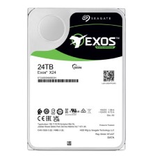24TB Seagate Exos X24 (ST24000NM002H) {SATA 6Gb/s, 7200 rpm, 512mb buffer, 3.5