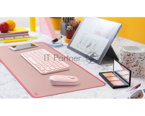 Коврик  для  мыши Logitech Desk Mat Studio Series DARKER ROSE