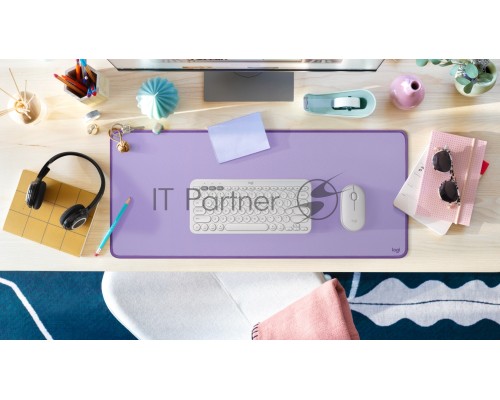 Коврик  для  мыши Logitech Desk Mat Studio Series DARKER ROSE
