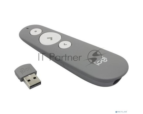 Презентер Logitech Laser Presenter R500s Mid Grey