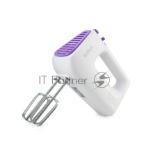 Миксер ручной Kitfort КТ-3067-1 400Вт белый/фиолетовый