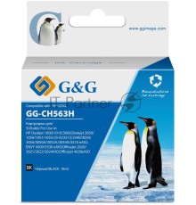 Картридж струйный G&G GG-CH563H черный (18мл) для HP DJ 1050/2050/2050s