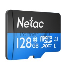 Флеш-Карта NeTac P500 Standard MicroSDXC 128GB U1/C10 up to 80MB/s, retail pack card only