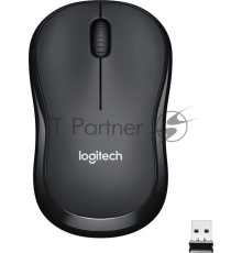 Мышь беспроводная Logitech M221 SILENT черный, 1000 dpi, радиоканал, USB, кнопки - 3