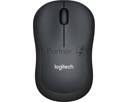 Мышь беспроводная Logitech M221 SILENT черный, 1000 dpi, радиоканал, USB, кнопки - 3