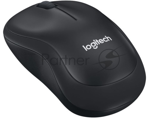 Мышь беспроводная Logitech M221 SILENT черный, 1000 dpi, радиоканал, USB, кнопки - 3