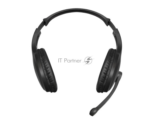 Стереогарнитура ExeGate EX289748RUS Office HS-102S (3,5мм Jack интерфейс, длина кабеля 1,5м)