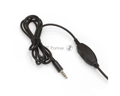 Стереогарнитура ExeGate EX289748RUS Office HS-102S (3,5мм Jack интерфейс, длина кабеля 1,5м)