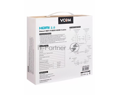 Сетевая Оптическая кабельная система HDMI2.0V VCOM 30M <D3745-30.0>