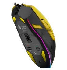 Мышь проводная A4Tech Bloody W70 Max желтый/черный, 10000 dpi, USB, кнопки - 9