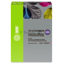 Картридж струйный Cactus CS-LC3239XLM пурпурный (52мл) для Brother HL-J6000DW/J6100DW