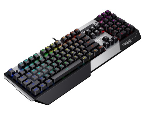 Клавиатура A4Tech Bloody B865N механическая серый/черный USB for gamer LED