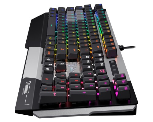 Клавиатура A4Tech Bloody B865N механическая серый/черный USB for gamer LED