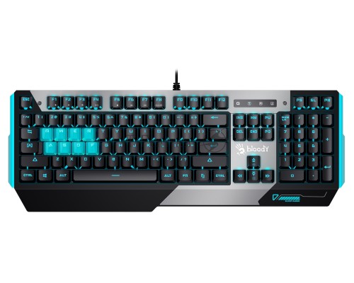 Клавиатура A4Tech Bloody B865 механическая серый/черный USB for gamer LED