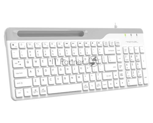 Клавиатура A4Tech Fstyler FK25 белый/серый USB slim