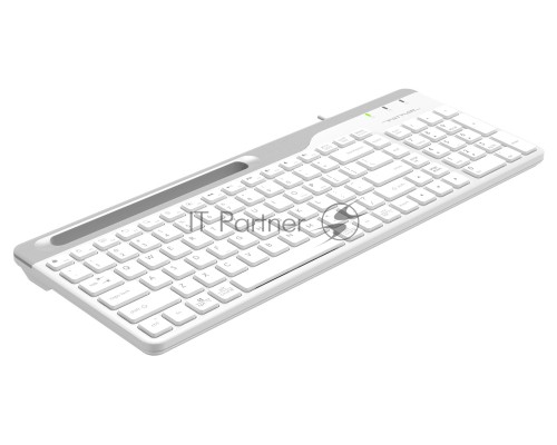 Клавиатура A4Tech Fstyler FK25 белый/серый USB slim