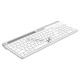 Клавиатура A4Tech Fstyler FK25 белый/серый USB slim