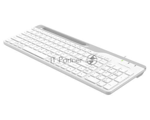 Клавиатура A4Tech Fstyler FK25 белый/серый USB slim