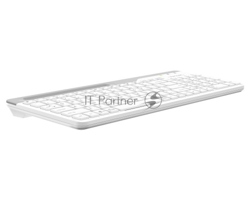 Клавиатура A4Tech Fstyler FK25 белый/серый USB slim