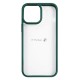 Чехол для Apple iPhone 13 Pro Max Usams US-BH771 прозрачный/зеленый (УТ000028123)