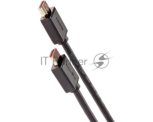 Кабель HDMI-19M --- HDMI-19M ver 2.0+3D/Ethernet ,2m Telecom <TCG215-2M>