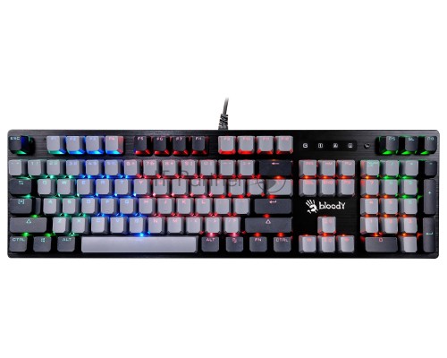 Клавиатура A4Tech Bloody B828N механическая черный/серый USB for gamer LED
