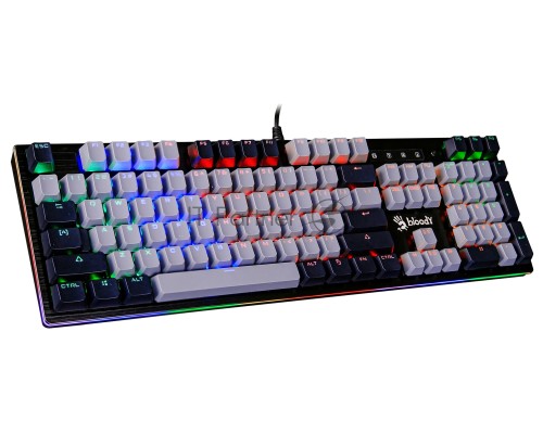 Клавиатура A4Tech Bloody B828N механическая черный/серый USB for gamer LED