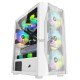 Компьютерный корпус 1STPLAYER FIREBASE X3-M White / mATX, TG / 4x120mm LED fans inc. / X3-M-WH-4F1-W