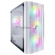 Компьютерный корпус 1STPLAYER FIREBASE X3-M White / mATX, TG / 4x120mm LED fans inc. / X3-M-WH-4F1-W