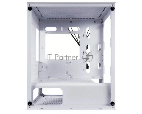 Компьютерный корпус 1STPLAYER FIREBASE X3-M White / mATX, TG / 4x120mm LED fans inc. / X3-M-WH-4F1-W