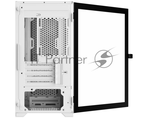 Компьютерный корпус 1STPLAYER TRILOBITE T3 White / mATX, TG / 4x 120mm LED fans inc. / T3-WH-4F1-W