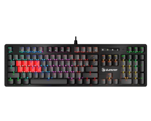 Клавиатура A4Tech Bloody B820R Dual Color механическая черный/серый USB for gamer LED