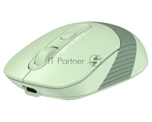 Мышь беспроводная A4Tech Fstyler FB10C зеленый, 2000 dpi, радиоканал, Bluetooth, USB, кнопки - 4