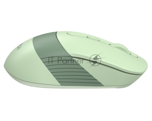 Мышь беспроводная A4Tech Fstyler FB10C зеленый, 2000 dpi, радиоканал, Bluetooth, USB, кнопки - 4