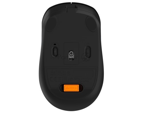 Мышь беспроводная A4Tech Fstyler FB10C черный/синий, 2000 dpi, радиоканал, Bluetooth, USB, кнопки - 4