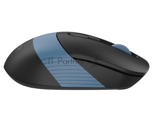 Мышь беспроводная A4Tech Fstyler FB10C черный/синий, 2000 dpi, радиоканал, Bluetooth, USB, кнопки - 4