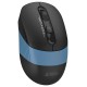 Мышь беспроводная A4Tech Fstyler FB10C черный/синий, 2000 dpi, радиоканал, Bluetooth, USB, кнопки - 4
