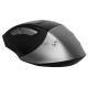 Мышь беспроводная A4Tech Fstyler FB35C серый/черный, 2000 dpi, радиоканал, Bluetooth, USB, кнопки - 6