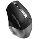 Мышь беспроводная A4Tech Fstyler FB35C серый/черный, 2000 dpi, радиоканал, Bluetooth, USB, кнопки - 6