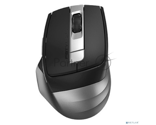 Мышь беспроводная A4Tech Fstyler FB35C серый/черный, 2000 dpi, радиоканал, Bluetooth, USB, кнопки - 6