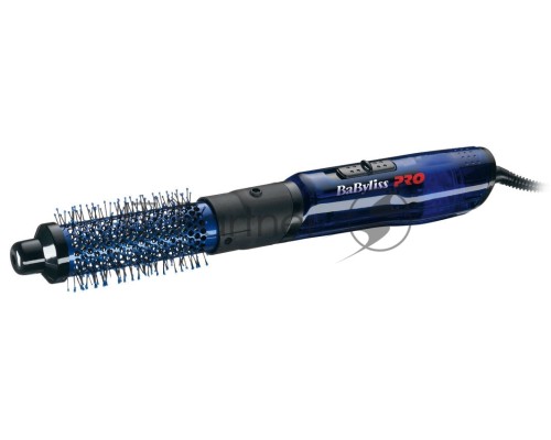 Фен-щетка BaByliss Pro Blue Lighting, 700 Вт, 1 насадка (32 мм), синяя