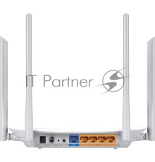 Маршрутизатор TP-Link EC220-F5(ISP) AC1200 Dual-Band Wi-Fi Router, SPEED: 300 Mbps at 2.4 GHz + 867 Mbps at 5 GHz, SPEC: 4× Antennas, 1× 10/100M WAN Port + 4× 10/100M LAN Ports