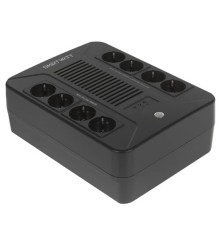 SMARTWATT UPS SAFE PRO 1000 {линейно-интерактивный,1000/600 ВА/Вт, напольный/настенный, LED индикация, Shuko CEE7/4 - 8 шт. (4 шт. с резервным питанием, 4 шт. - сетевой фильтр}