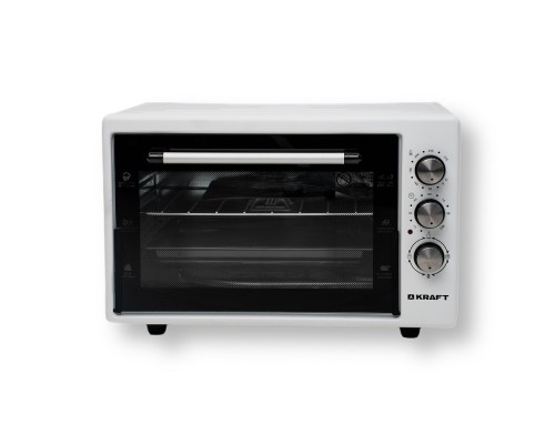 [Микроволновые печи] KRAFT KF-MO 3800 W  Мини-печь, 38 л, белый
