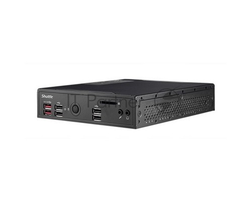 Платформа Shuttle DS20U DS10U Intel Celeron 5205U Fanless Support 1080P FHD /2xHDMI+DP/2xDDR4L 2400 Mhz SODIMM Max 32GB/ 2хGLan, 802.11 b/g/n WLAN /COM/SD card reader, 65W adapter, VESA  RTL {4} (003900)