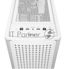 Корпус Deepcool CK560 WH без БП, боковое окно (закаленное стекло), 3xARGB LED 120мм вентилятора спереди и 1x140мм вентилятор сзади, белый, ATX