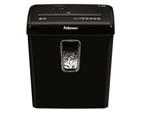 Шредер Fellowes® Powershred® P-30C, DIN P-4, 4х34 мм, 6 лст., 15 лтр.
