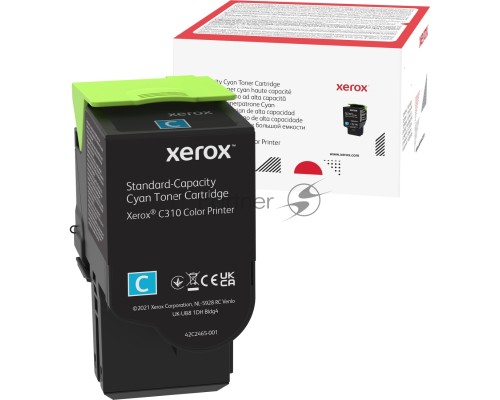 Картридж лазерный XEROX C310 голубой 2K (006R04361)